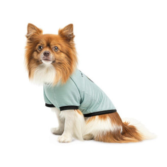 Футболка Pet Fashion Oscar для собак хлопок трикотаж рибана голубая XS от Pet Fashion