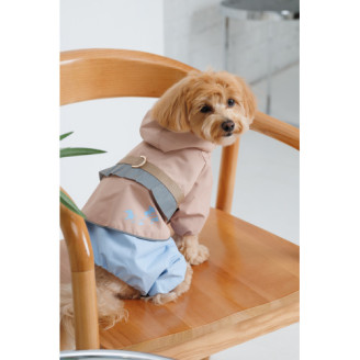 Дощовик Pet Fashion Tina для дівчаток розмір XS2 бежевий/блакитний від