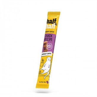 Лакомства для кошек Half&Half в форме мясных палочек с уткой, 5 г от