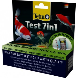 Набор индикаторных тестов Tetra Pond Test 7in1 для пруда, для проверки показателей качества воды, 25 шт от Tetra