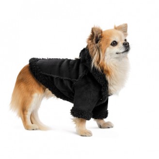 Дубленка Pet Fashion Black S для собак от Pet Fashion