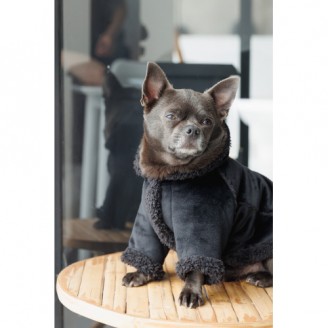 Дубленка Pet Fashion Black S для собак от Pet Fashion