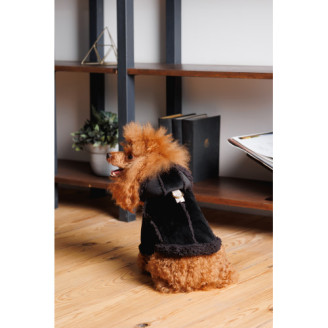 Дубленка Pet Fashion Black ХS2 для собак от Pet Fashion