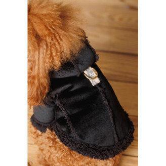 Дубленка Pet Fashion Black ХS2 для собак от Pet Fashion