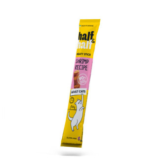 Лакомства для котов Half&Half мясная палочка с креветкой, 5 г от