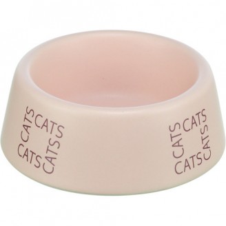 Купить Миска Trixie керамическая для кошек 0,15 л d 12 см розовая от Trixie — Миски для кошек | Zooprostir