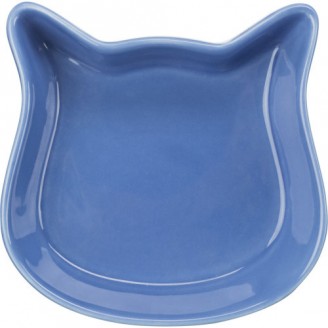 Купить Миска Trixie для кошек керамическая в форме кошачьей головы, 0,25 л, 12 х 12 см от Trixie — Миски для кошек | Zooprostir