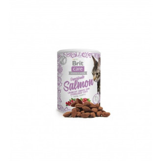 Лакомства для кошек Brit Care Cat Snack Superfruits Salmon, лосось, 100 г от Brit Care