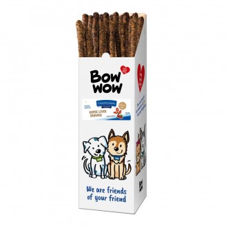 Лакомство для собак "Bow wow" 53-58 см 175 гр, колбаски из гусиной печени (72 шт/уп) (цена за упаковку) от
