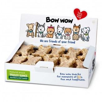 Лакомство для собак "Bow wow" натуральные косточки, комплекс для костей и суставов, из овощей и кологена (30 от