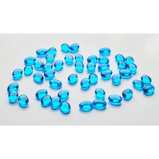 Купить Декор аквариумный Цветные камни MagicBeans MB50В голубой от Resun — Декорации и фоны для аквариума | Zooprostir