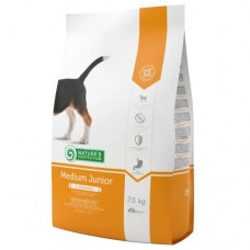 Сухой корм Natures Protection Medium Junior для щенков средних пород, 7.5 кг