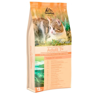 Купить Carpathian Pet Food Adult 7+ для котов пожилого возраста 12кг от Carpathian Pet Food — Carpathian для котов | Zooprostir