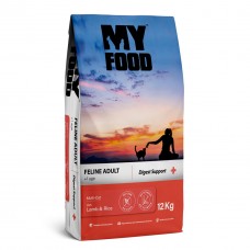 Сухий корм MyFood Супер-преміум для дорослих котів з ягнятиною та рисом 12 кг