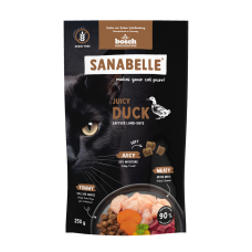Мягкий корм Sanabelle Juicy с уткой для котов 250 г