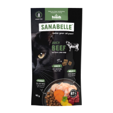 Мягкий корм Sanabelle Juicy с говядиной для котов 40 г