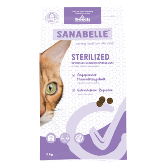 Купить Сухой корм для кошек Bosch Sanabelle Sterilized 2 кг от Bosch — Bosch Sanabelle (Санабель) | Zooprostir