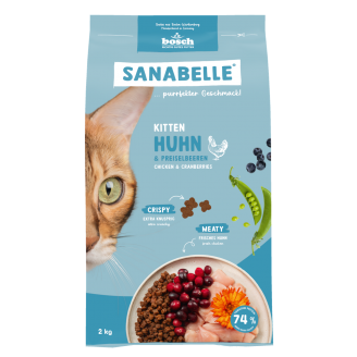 Купить Сухой корм для кошек Bosch Sanabelle Kitten 2 кг от Bosch — Bosch Sanabelle (Санабель) | Zooprostir