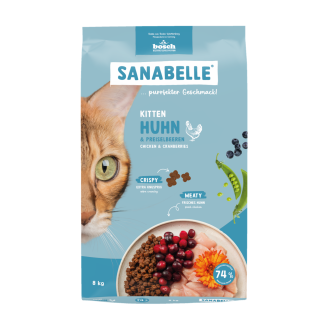 Купить Сухой корм для кошек Bosch Sanabelle Kitten 8 кг от Bosch — Bosch Sanabelle (Санабель) | Zooprostir