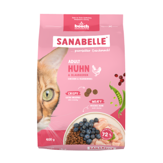 Купить Сухой корм для кошек Bosch Sanabelle Adult Chicken 400 гр от Bosch — Bosch Sanabelle (Санабель) | Zooprostir
