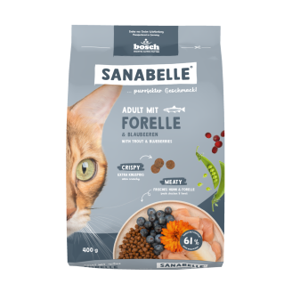 Купити Сухий корм для котів Bosch Sanabelle Adult With Trout 400 гр від Bosch — Bosch Sanabelle (Санабель) | Zooprostir