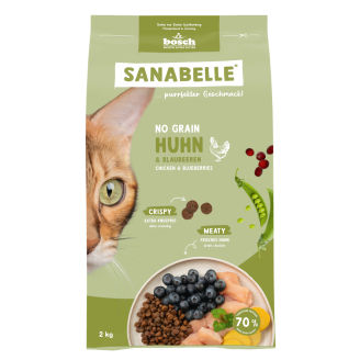 Купить Сухой корм для кошек Bosch Sanabelle No Grain 2 кг от Bosch — Bosch Sanabelle (Санабель) | Zooprostir