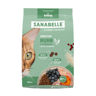 Купить Сухой корм для кошек Bosch Sanabelle Sensitive with chicken 400 гр от Bosch — Bosch Sanabelle (Санабель) | Zooprostir
