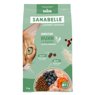 Купить Сухой корм для кошек Bosch Sanabelle Sensitive with chicken 2 кг от Bosch — Bosch Sanabelle (Санабель) | Zooprostir