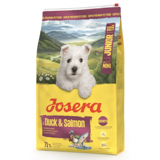 Купить Сухой корм Josera Mini Junior Duck & Salmon 4,5 кг для щенков мини пород от Josera — Josera для собак | Zooprostir