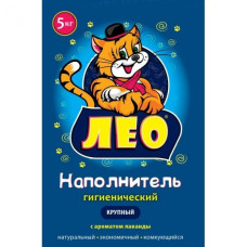 Бентонітовий наповнювач Лео дрібний (0,25-1,5 мм) з ароматом лаванди 5 кг