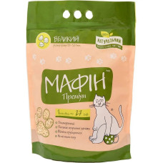 Гігієнічний наповнювач Мафін Преміум 4.5 л/ 4 кг великий 3,5 - 5,25 мм для кошачого туалета