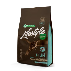 Nature's Protection Lifestyle GF White Fish Adult Cat сухой корм с белой рыбой для котов 1.5 кг