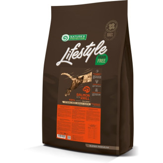 Купить Сухой беззерновой корм Nature's Protection Lifestyle для стерилизованых взрослых кошек с лососем 7 кг от Nature's Protection — Nature's Protection для котов | Zooprostir