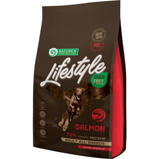 Купить Сухой беззерновой корм для собак Nature's Protection Lifestyle Grain Free SalmonAdult All Breeds с лососем 1.5 от Nature's Protection — Nature's Protection для собак | Zooprostir