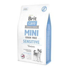 Сухой корм Brit Care GF Mini Sensitive для собак миниатюрных пород с чувствительным пищеварением, с олениной,