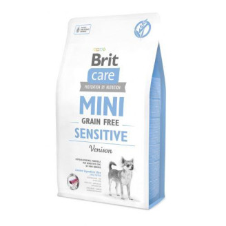 Купити Сухий корм Brit Care GF Mini Sensitive для собак мініатюрних порід з чутливим травленням, з олениною, 2 кг від Brit Care — Brit Care для собак | Zooprostir