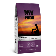 Сухий Корм Myfood Суперпреміум для дорослих вибагливих котів з Куркою 1,5 кг