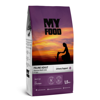 Сухой Корм Myfood Суперпремиум для взрослых привередливых кошек с Курицей 1,5 кг от Myfood