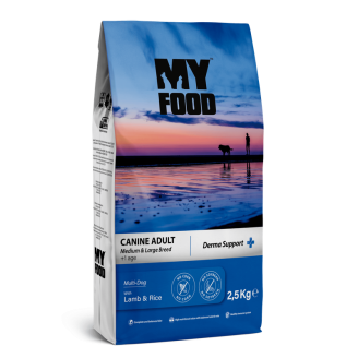 Сухой Корм Myfood Суперпремиум для взрослых собак средних и крупных пород с Ягненком и Рисом 2,5 кг от Myfood