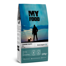 Сухий Корм Myfood Суперпреміум для цуценят малих порід з Ягням та Рисом 2,5 кг