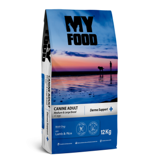 Сухой Корм Myfood Суперпремиум для взрослых собак средних и крупных пород с Ягненком и Рисом 12 кг от Myfood