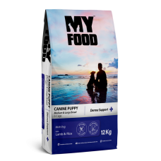 Сухий Корм Myfood Суперпреміум для цуценят середніх та великих порід з Ягням та Рисом 12 кг
