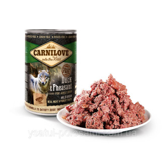 Купити Carnilove dog консерви для собак з качкою і фазаном 0,4 кг від CarniLove — Carnilove вологий корм для собак | Zooprostir