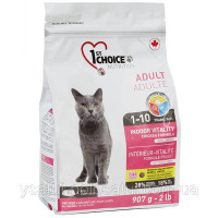 1st Choice Іndoor Vitality Adult 2.72 кг корм для котів всіх порід з куркою