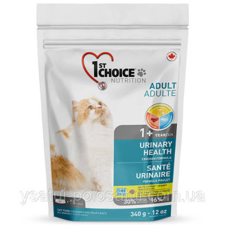 Купити 1st Choice Urinary Health 5.44 кг корм для котів схильних до сечокам'яної хвороби від 1st Choice — 1st Choice | Zooprostir